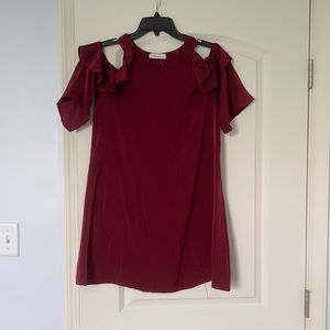 New with tags cold shoulder dress size S